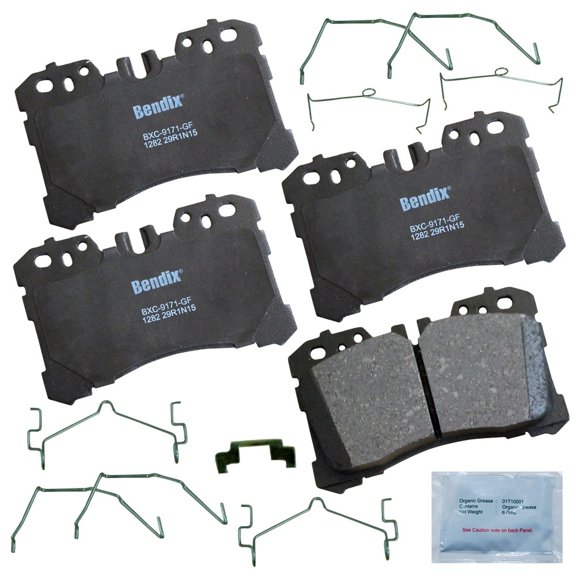 Bendix Brakes Disc Brake Pad Set Fits select: 2007-2012 LEXUS LS, 2013-2016 LEXUS LS 460