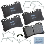 Bendix Brakes Disc Brake Pad Set Fits select 2007-2012 LEXUS LS, 2013-2016 LEXUS LS 460