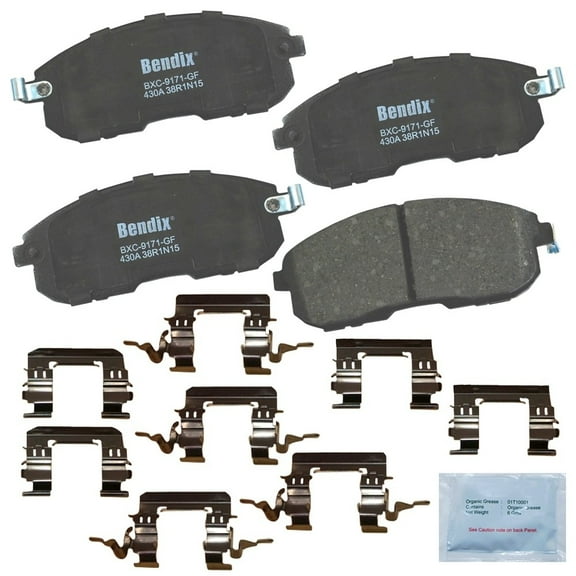 Bendix Brakes Disc Brake Pad Set Fits select: 2007-2012 NISSAN ALTIMA, 2015-2017 NISSAN SENTRA