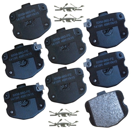 Bendix Brakes Disc Brake Pad Set Fits select: 2010-2013 CHEVROLET CORVETTE GRAND SPORT, 2006-2009 CHEVROLET CORVETTE