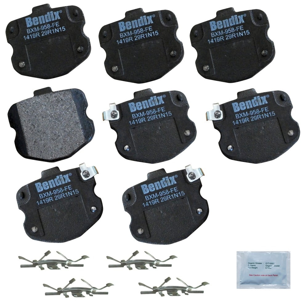 Bendix Brakes Disc Brake Pad Set Fits select: 2010-2013 CHEVROLET CORVETTE GRAND SPORT, 2006-2009 CHEVROLET CORVETTE