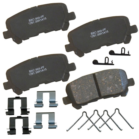 Bendix Brakes Disc Brake Pad Set Fits select: 2011-2017 HONDA ODYSSEY, 2009-2015 HONDA PILOT
