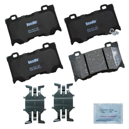 Bendix Brakes Disc Brake Pad Set Fits select: 2012 INFINITI G37, 2014-2015 INFINITI Q50 BASE/PREMIUM/SPORT