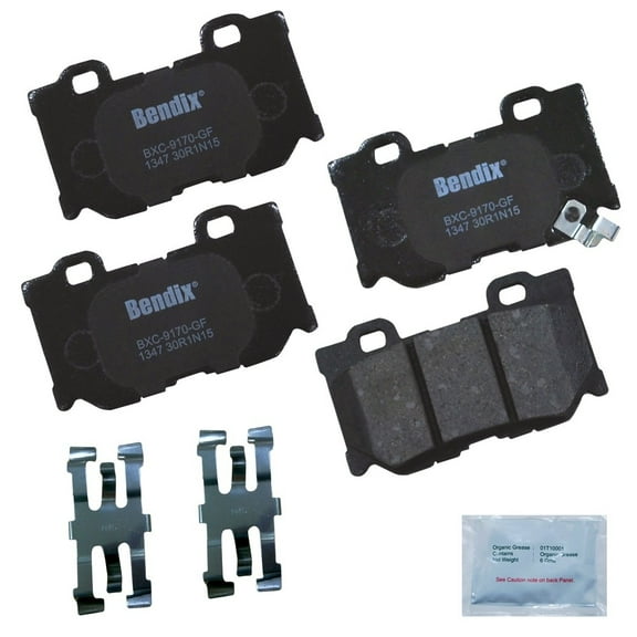 Bendix Brakes Disc Brake Pad Set Fits select: 2012 INFINITI G37, 2019 INFINITI Q50