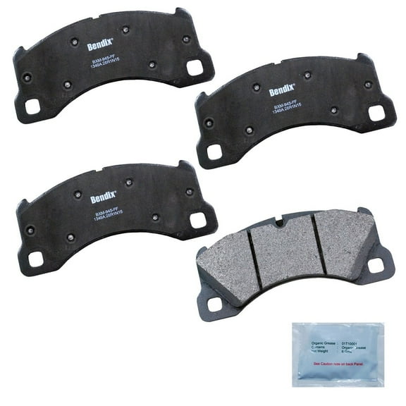 Bendix Brakes Disc Brake Pad Set Fits select: 2013-2015,2017-2018 PORSCHE CAYENNE