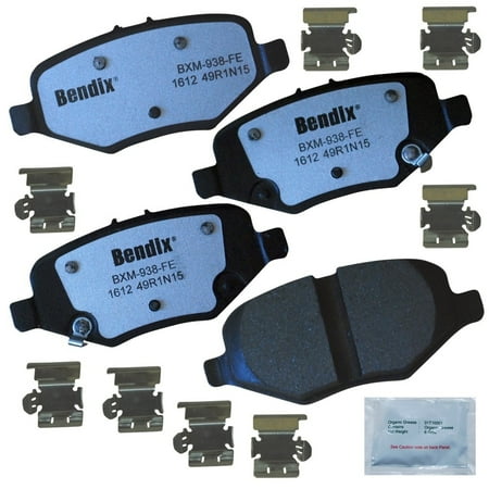 Bendix Brakes Disc Brake Pad Set Fits select: 2013-2015 FORD EXPLORER, 2012-2014 FORD FLEX