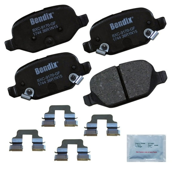 Bendix Brakes Disc Brake Pad Set Fits select: 2013-2016 FIAT 500 ELECTRIC