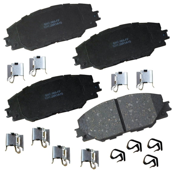 Bendix Brakes Disc Brake Pad Set Fits select: 2013-2017 TOYOTA RAV4 XLE, 2006-2012 TOYOTA RAV4