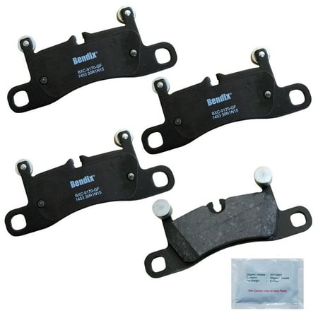 Bendix Brakes Disc Brake Pad Set Fits select: 2013-2018 PORSCHE CAYENNE, 2011-2017 VOLKSWAGEN TOUAREG