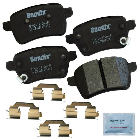 Bendix Brakes Disc Brake Pad Set Fits select: 2014-2019 FIAT 500L