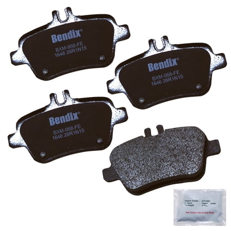 Bendix Brakes Disc Brake Pad Set Fits select: 2014 MERCEDES-BENZ CLA, 2015-2020 MERCEDES-BENZ GLA