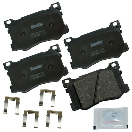 Bendix Brakes Disc Brake Pad Set Fits select: 2015-2016 HYUNDAI GENESIS, 2017 GENESIS G80