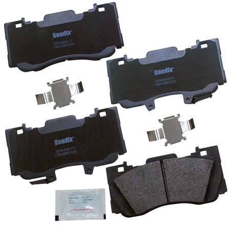 Bendix Brakes Disc Brake Pad Set Fits select: 2015 ,2017-2019 FORD MUSTANG GT