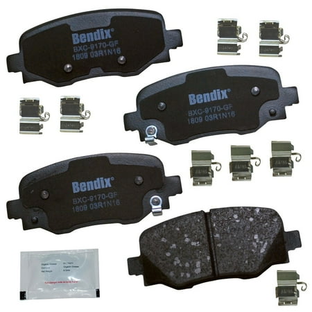 Bendix Brakes Disc Brake Pad Set Fits select: 2015-2020 JEEP RENEGADE, 2016-2019 FIAT 500X