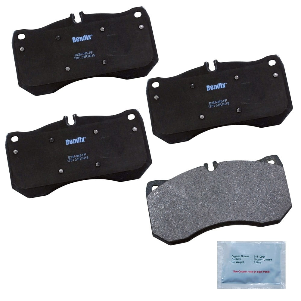 Bendix Brakes Disc Brake Pad Set Fits select: 2015 AUDI A8, 2017-2018 AUDI S8