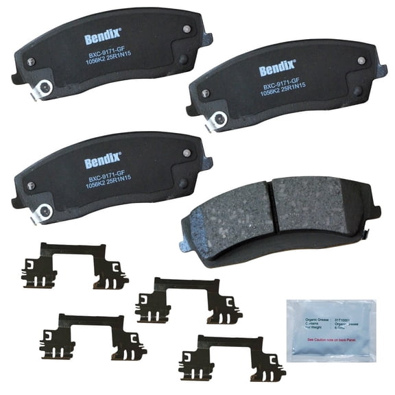 Bendix Brakes Disc Brake Pad Set Fits select: 2016-2018 CHRYSLER 300, 2013-2014 DODGE CHARGER SE
