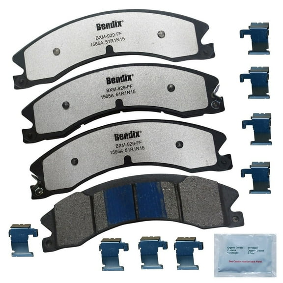 Bendix Brakes Disc Brake Pad Set Fits select: 2016-2019 NISSAN TITAN XD, 2012-2020 NISSAN NV