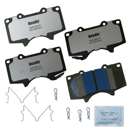 Bendix Brakes Disc Brake Pad Set Fits select: 2016-2020 TOYOTA TACOMA, 2003-2020 TOYOTA 4RUNNER