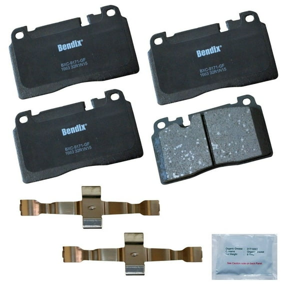 Bendix Brakes Disc Brake Pad Set Fits select: 2016 AUDI Q5 PREMIUM PLUS S-LINE, 2017 AUDI Q5