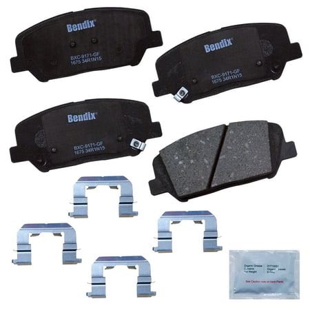 Bendix Brakes Disc Brake Pad Set Fits select: 2016 HYUNDAI VELOSTER, 2013-2015 HYUNDAI VELOSTER TURBO