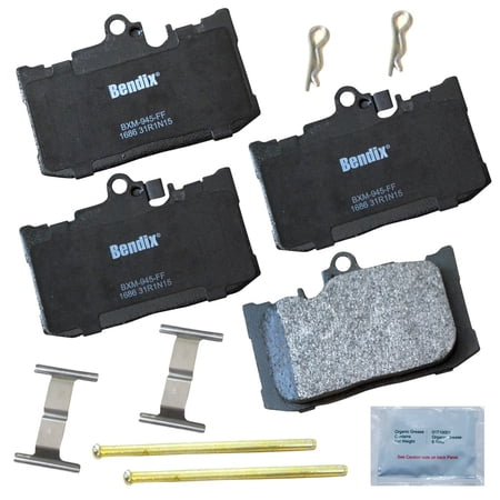 Bendix Brakes Disc Brake Pad Set Fits select: 2017-2019 LEXUS RC, 2017-2019 LEXUS GS 350 BASE/350 F-SPORT