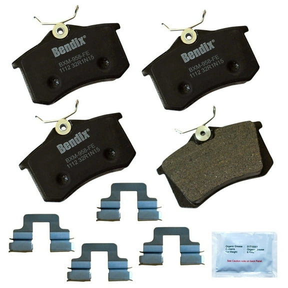Bendix Brakes Disc Brake Pad Set Fits select: 2017,2019 VOLKSWAGEN BEETLE