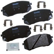 Bendix Brakes Disc Brake Pad Set Fits select 2017 HYUNDAI SONATA, 2015 HYUNDAI SONATA SE