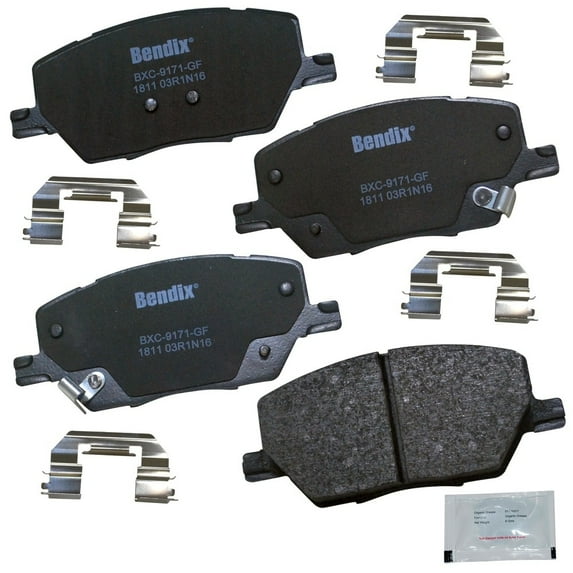 Bendix Brakes Disc Brake Pad Set Fits select: 2018-2020 JEEP COMPASS, 2015-2020 JEEP RENEGADE