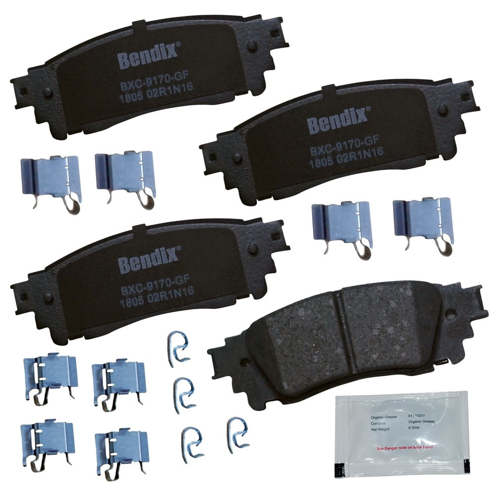 Bendix Brakes Disc Brake Pad Set Fits select: 2019-2020 TOYOTA RAV4, 2016-2020 LEXUS RX