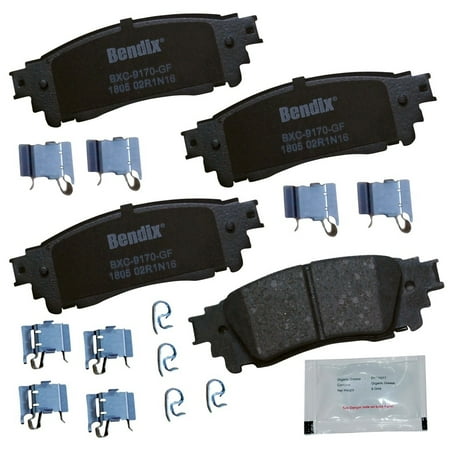 Bendix Brakes Disc Brake Pad Set Fits select: 2019-2020 TOYOTA RAV4, 2016-2020 LEXUS RX