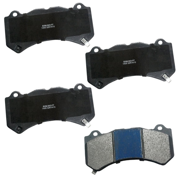Bendix Brakes Disc Brake Pad Set Fits select: 2019 DODGE CHALLENGER, 2017-2018 CHEVROLET CAMARO SS