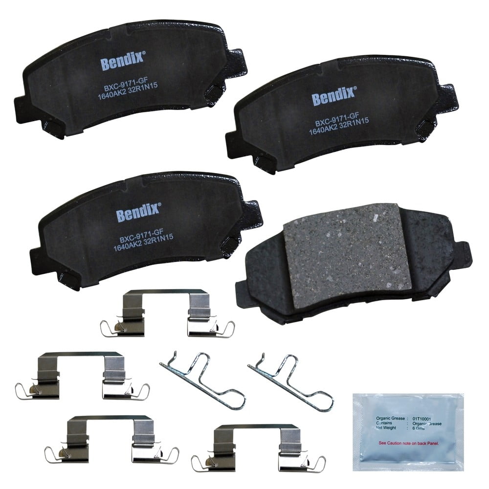 Bendix Brakes Disc Brake Pad Set Fits select: 2019 JEEP CHEROKEE, 2015-2017 CHRYSLER 200