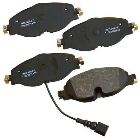 Bendix Brakes Disc Brake Pad Set Fits select: 2019 VOLKSWAGEN JETTA S, 2015-2016 VOLKSWAGEN GTI