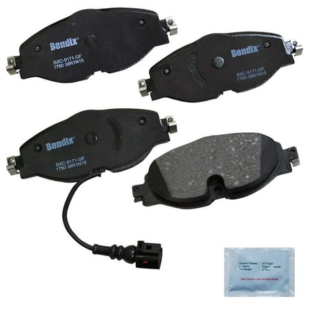 Bendix Brakes Disc Brake Pad Set Fits select: 2019 VOLKSWAGEN JETTA S, 2015-2016 VOLKSWAGEN GTI