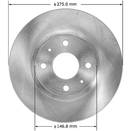 Bendix Brakes Disc Brake Rotor PRT5800 Fits select: 2008-2011 FORD FOCUS