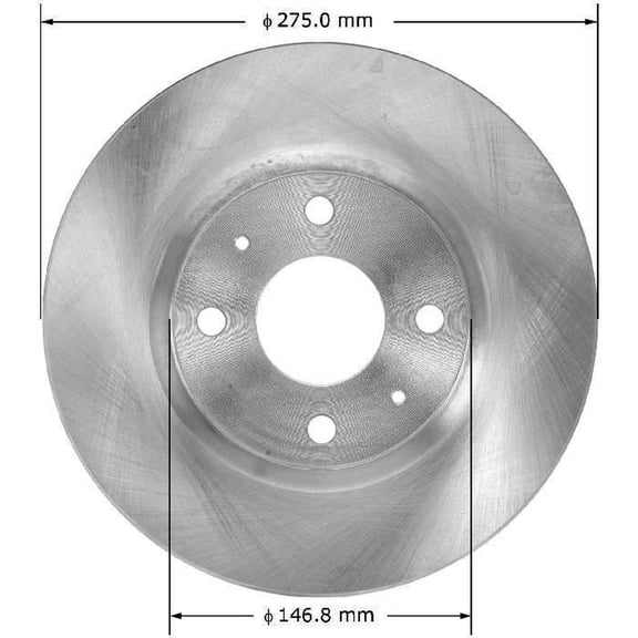 Bendix Brakes Disc Brake Rotor PRT5800 Fits select: 2008-2011 FORD FOCUS