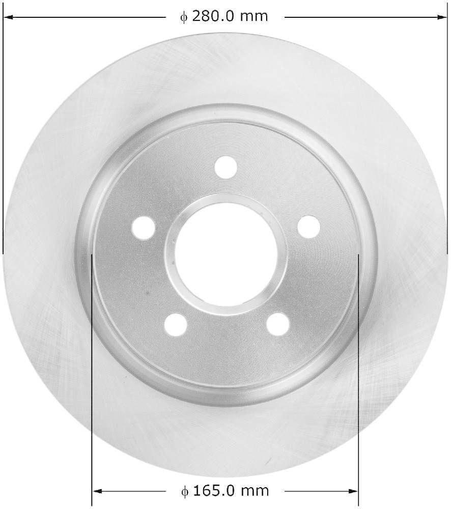 Bendix PRT5884 Premium Brake Rotor