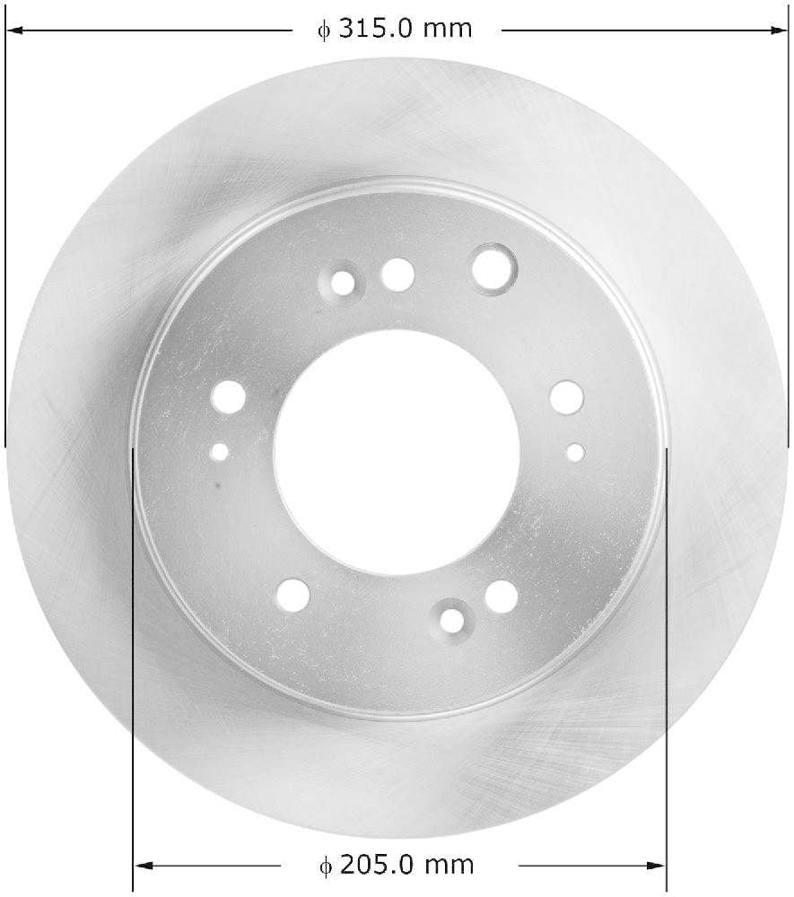 Bendix PRT5894 Premium Brake Rotor