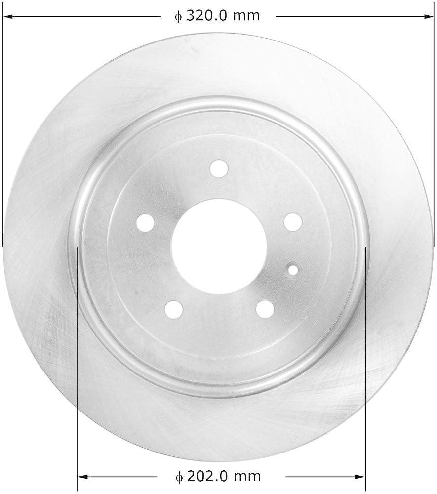 Bendix PRT5902 Premium Brake Rotor