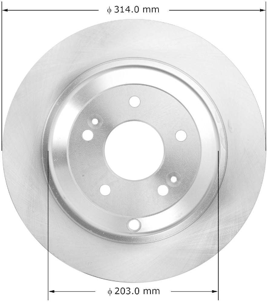 Bendix PRT6018 Premium Brake Rotor