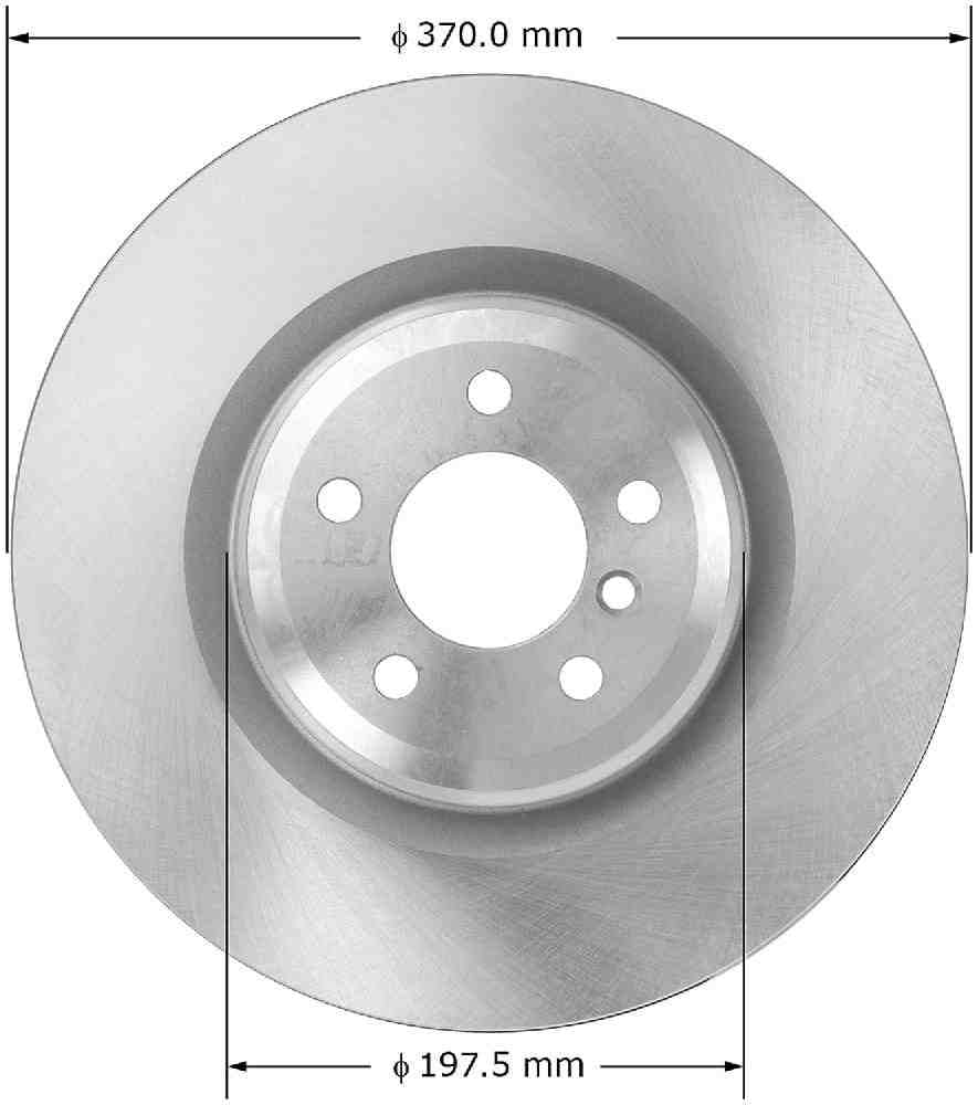 Bendix PRT6048 Premium Brake Rotor