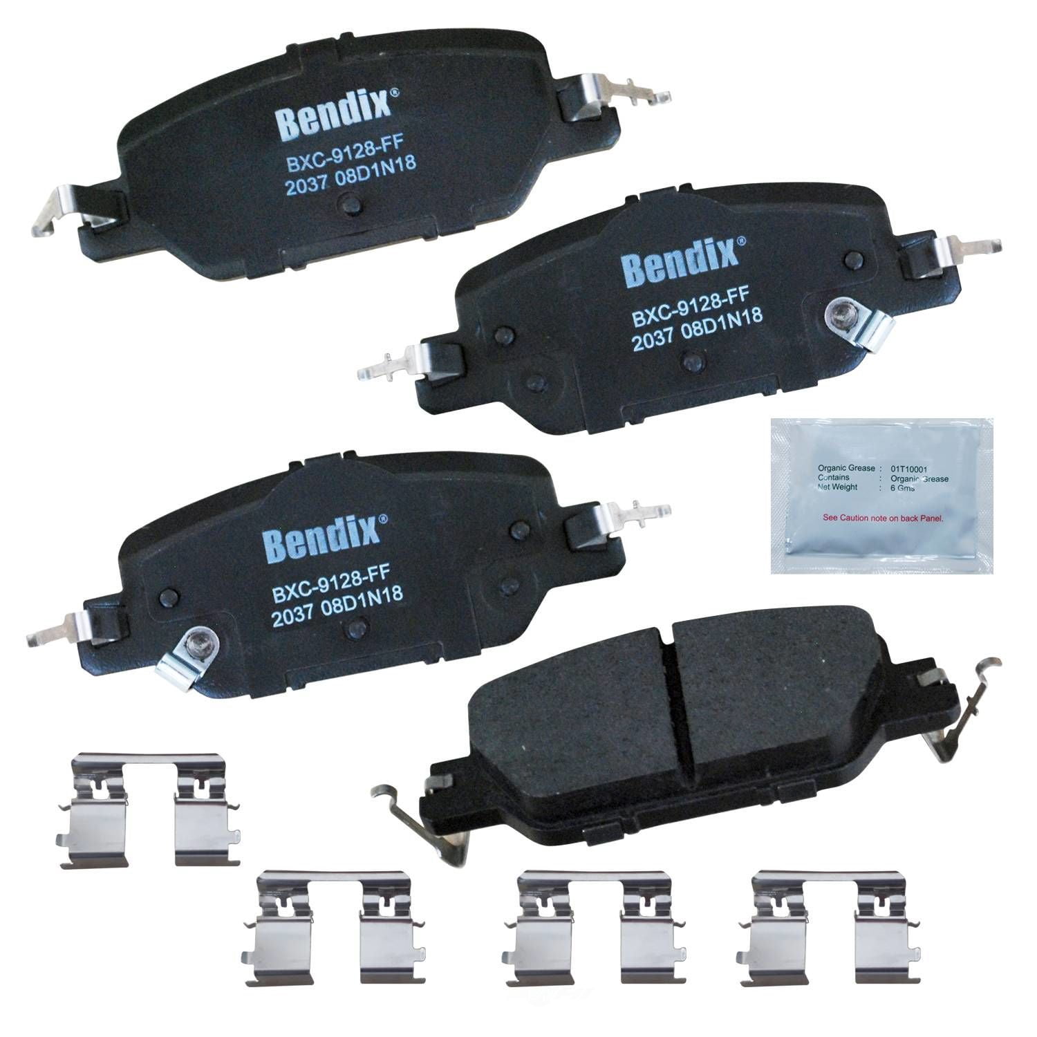 Bendix CFC2037 Copper Free Premium Brake Pads Fits select: 2017-2020 HONDA CR-V