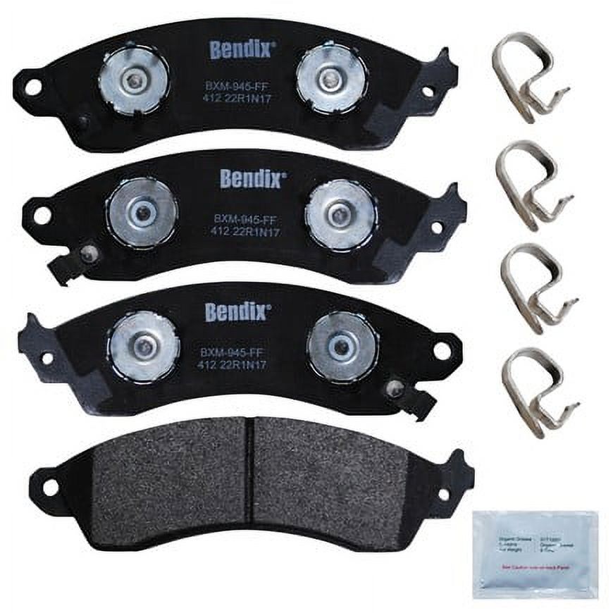 Bendix CFM412 Copper Free Premium Brake Pads Fits select: 1988-1996 ...