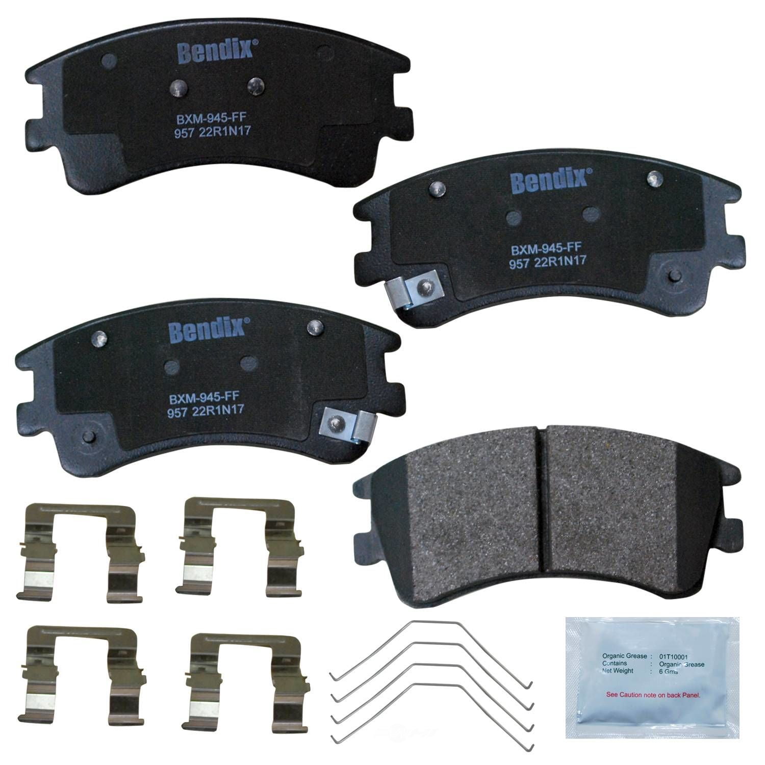 Bendix CFM957 Copper Free Premium Brake Pads Fits select: 2003-2005 MAZDA 6