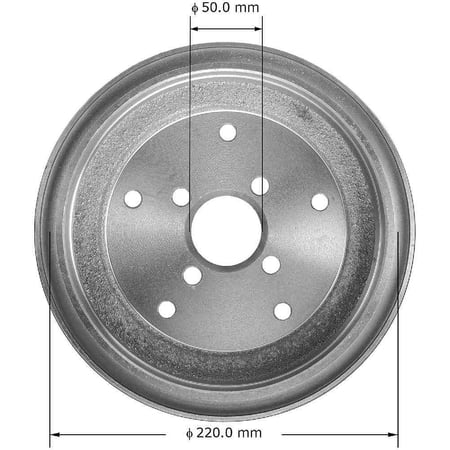 Bendix PDR0544 Premium Brake Drum