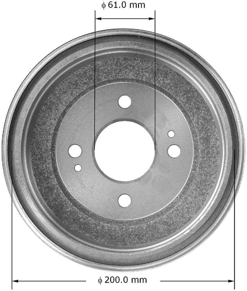 Bendix PDR0606 Premium Brake Drum