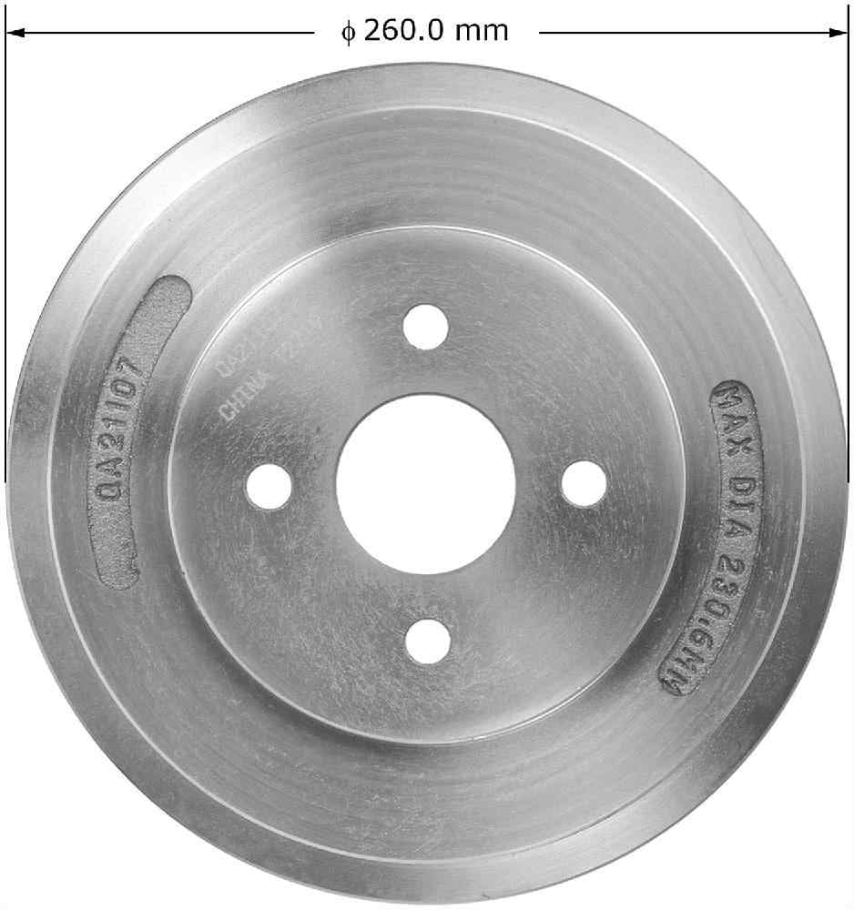 Bendix PDR0837 Premium Brake Drum