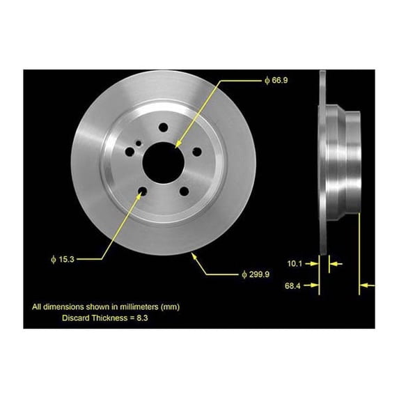 Bendix PRT5482 Disc Brake Rotor