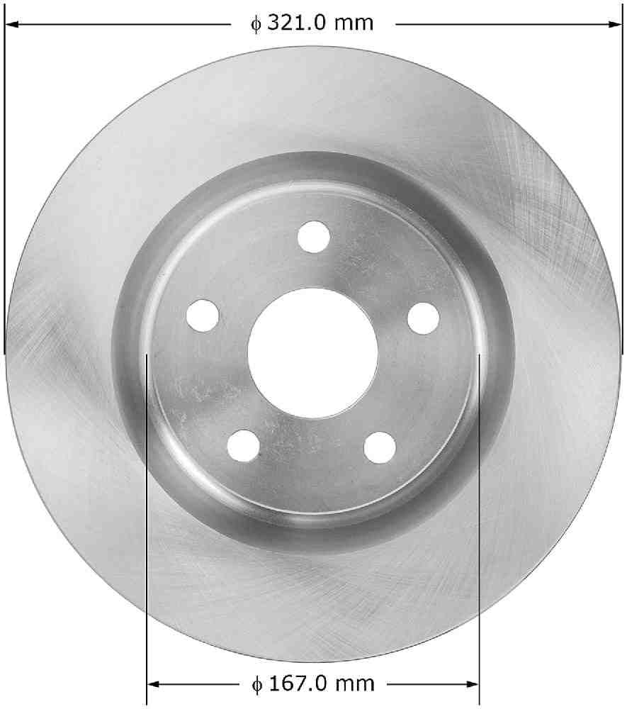Bendix PRT5865 Premium Brake Rotor