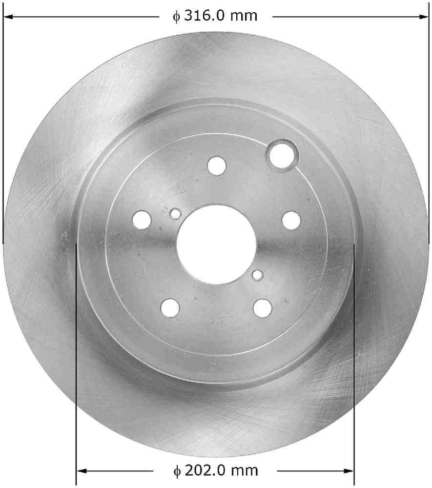 Bendix PRT5892 Premium Brake Rotor